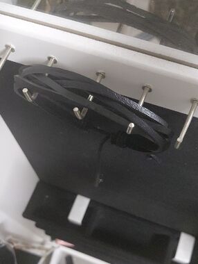 Black Multi-Strand Leather Wrap Bracelet
